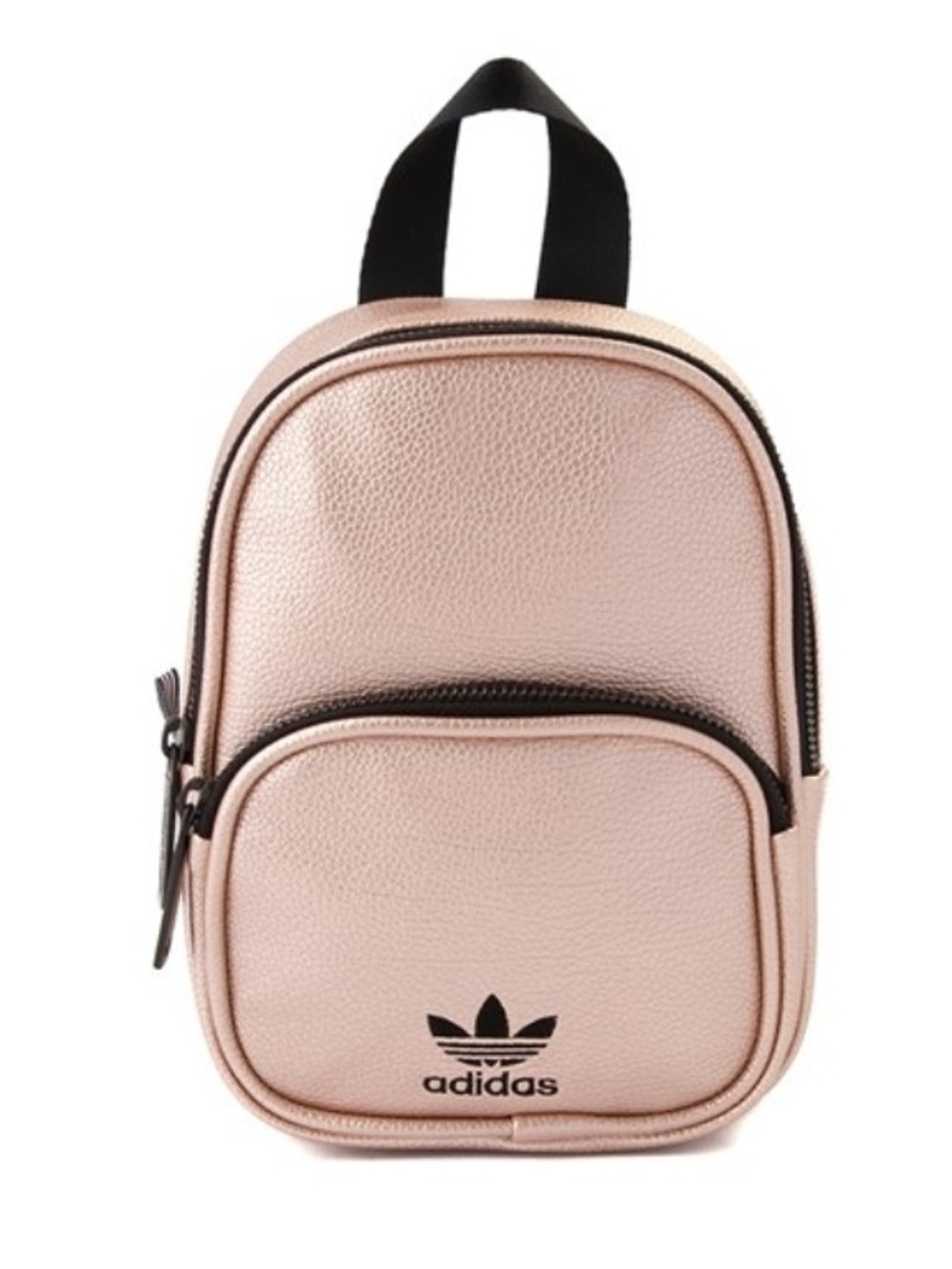 adidas Rose Gold Mini Backpack with Black Accents NWT